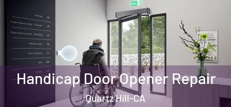  Handicap Door Opener Repair Quartz Hill-CA